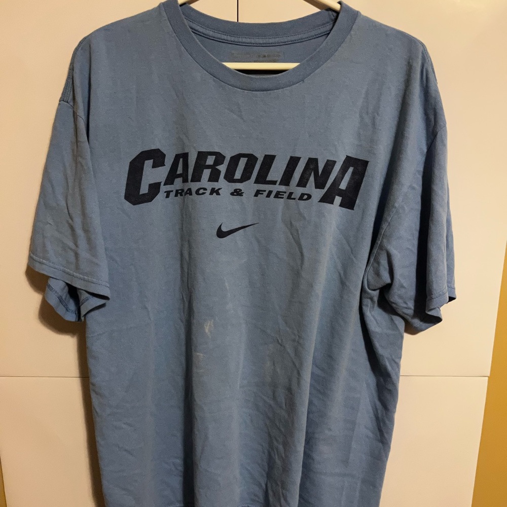Carolina track and field tee